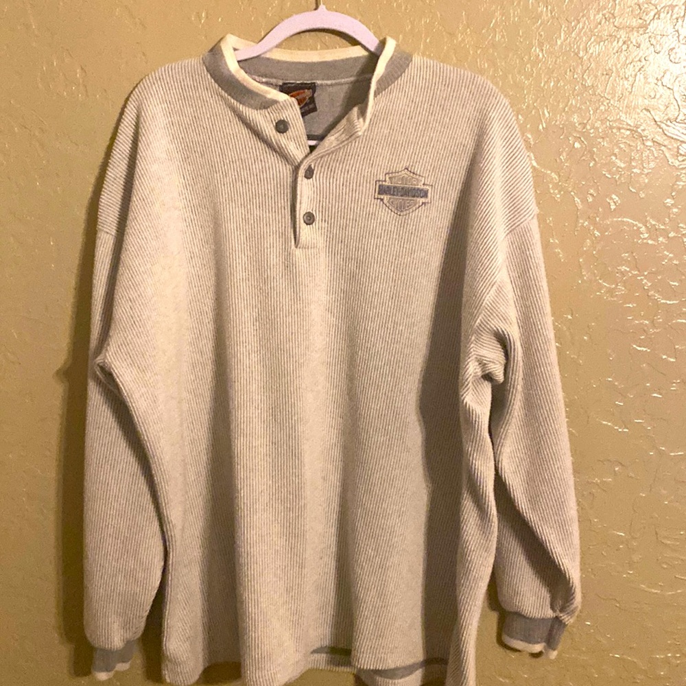 Harley Davidson thermal pullover Men’s Large